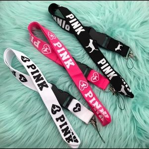🦋Pink lanyard 3pcs🦋